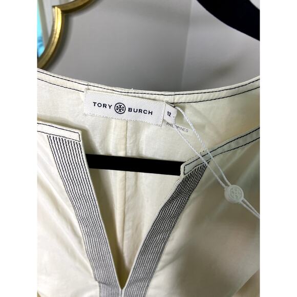 Tory Burch Tunic Dress in French Cream size 12 - Picture 3 of 7